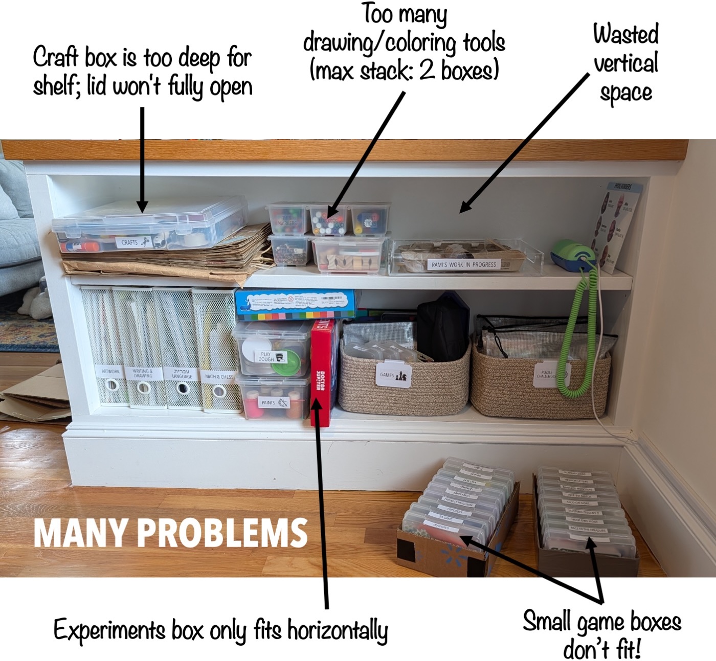 Bookshelf new needs