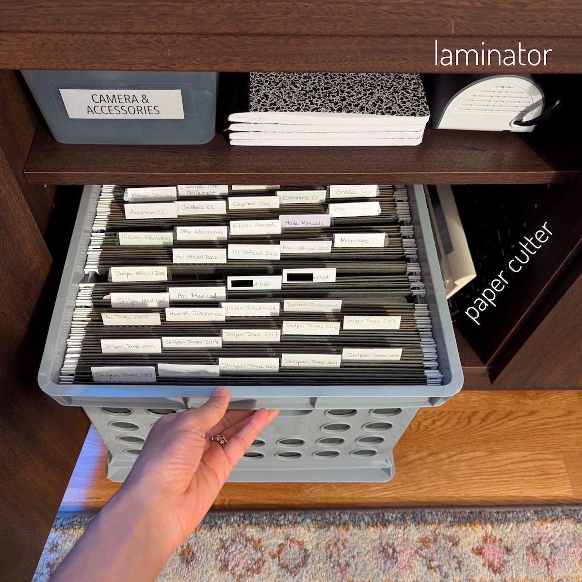 Master Bedroom File Crate
