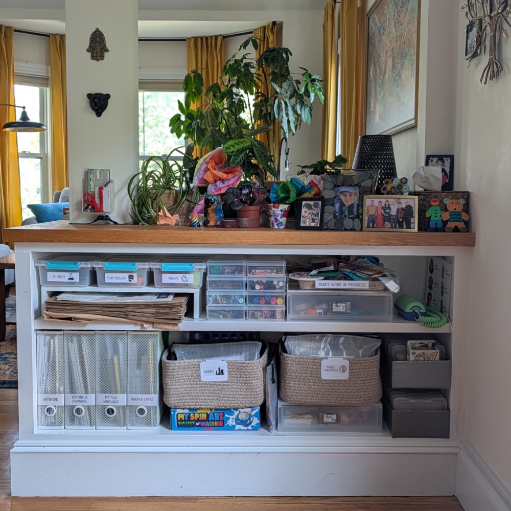Pony-Wall Bookshelf