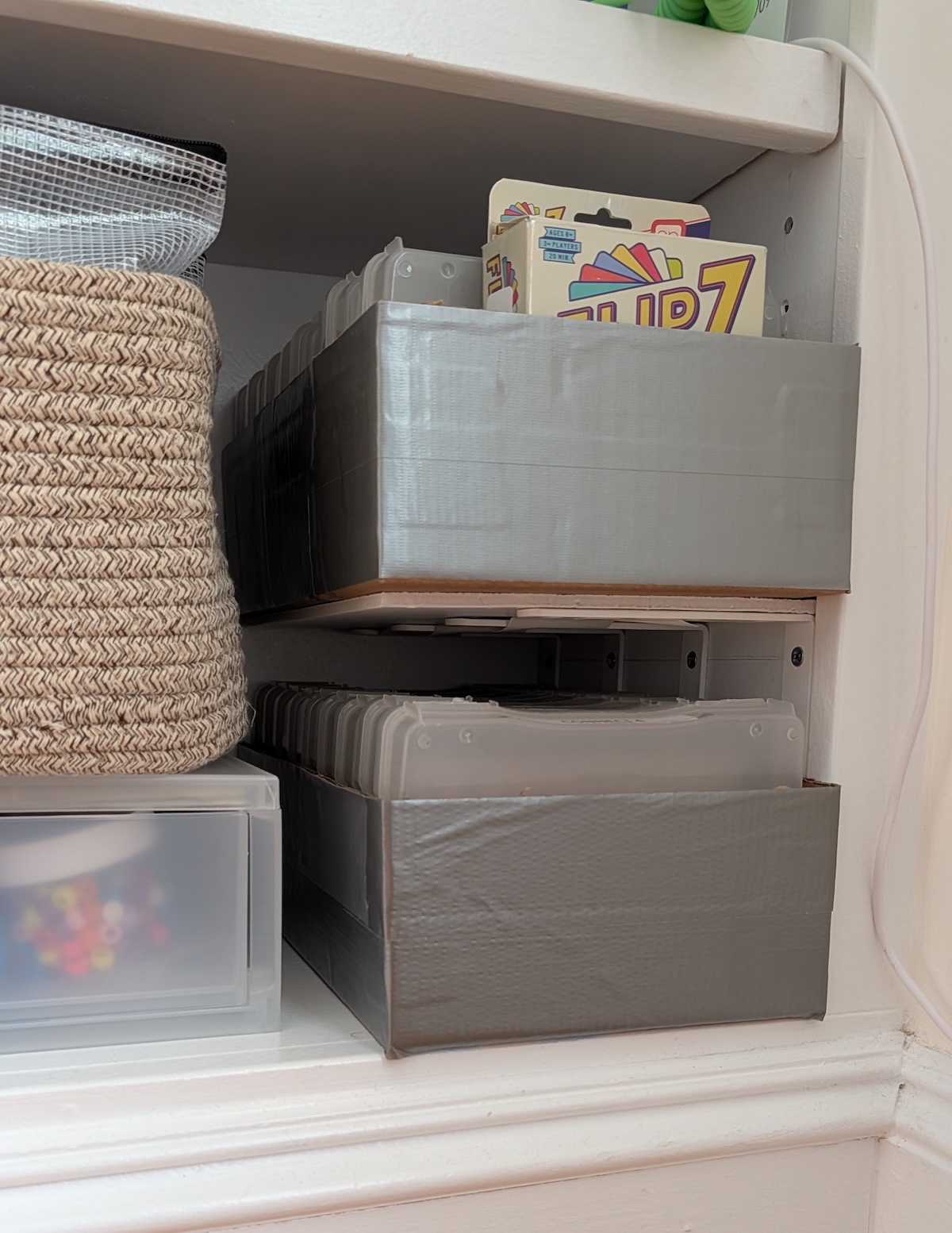 Stackable game boxes
